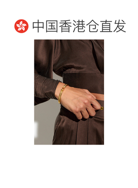香港直邮COACH 女士手链手镯 37581277GLD710 AW2026 金色 纹理C