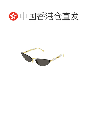 1h可退 香港直邮GUCCI 女士眼镜 GG1920S001 SS2026 金色 几何框
