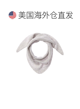 自营phenix菲尼克斯罗纹针织羊绒围巾-灰色 美国奥莱直发