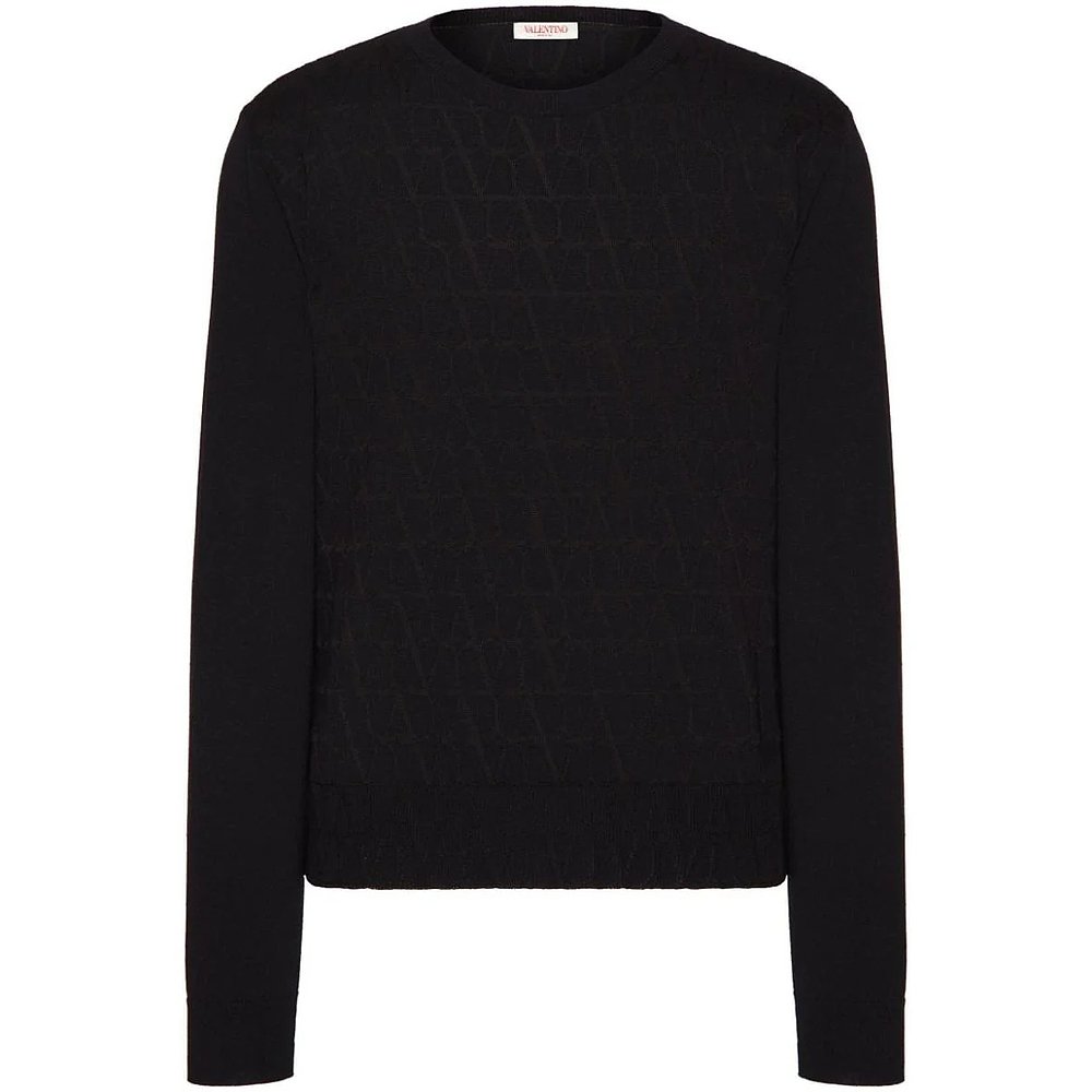 1h可退 VALENTINO GARAVANI 男士针织毛衣 4V3KC28E9VRN01-16羊毛 - 图2
