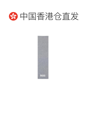 香港直邮BOSS 男士围巾 50548785041 AW2025 灰色【付后1h可退】