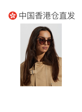 香港直邮PRADA 女士太阳镜 0PR23ZS007R0A6 CO 棕色 '23ZS' sungl