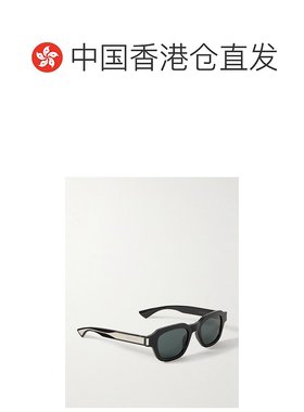 1h可退 香港直邮潮奢 Saint Laurent 圣罗兰 女士 D形框醋纤镀银