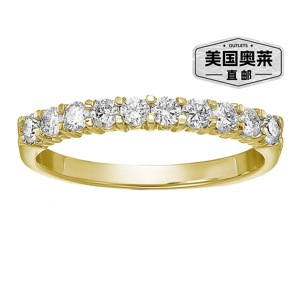 vir jewels1/2 cttw I1-I2 钻石结婚戒指 14K 白金或黄金爪形戒指 - 图0