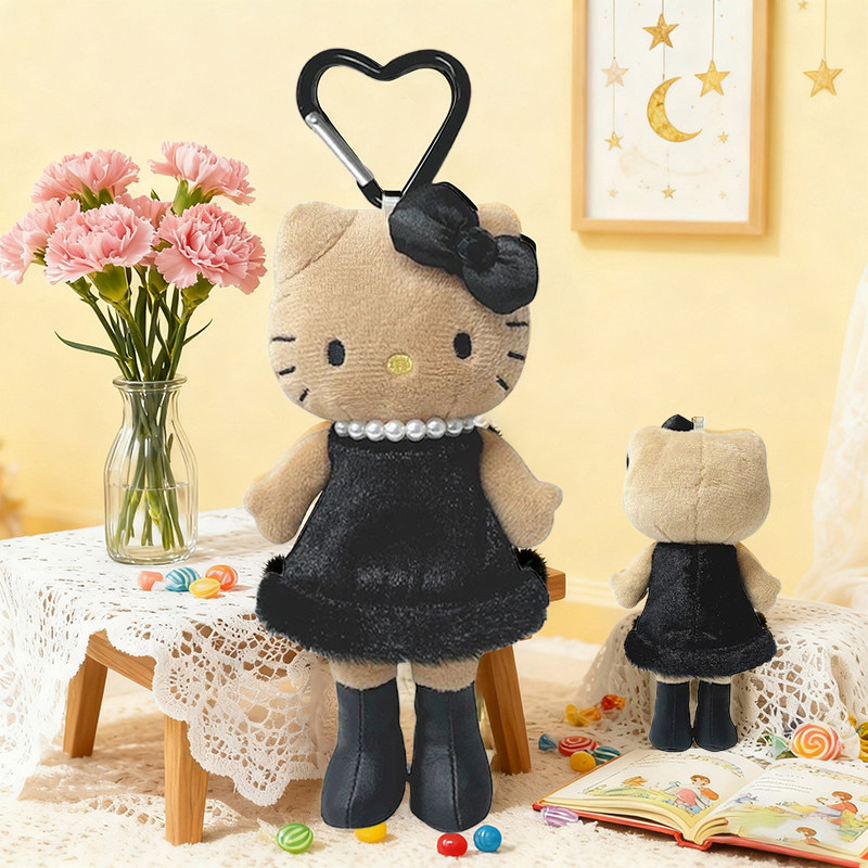 三丽鸥 官方授权长腿凯蒂系列挂饰 黑皮制服美人鱼Kitty,淘宝优惠券,粉丝福利购,淘宝优惠卷