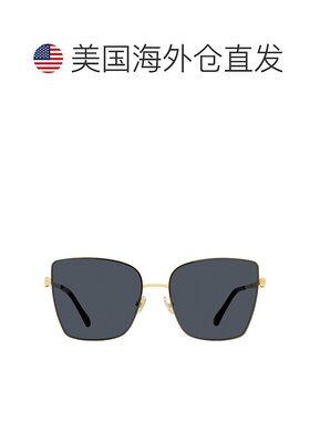 Jimmy Choo 女士蝴蝶太阳镜 Vella 2M2IR 金色/黑色 59 毫米 - 2m
