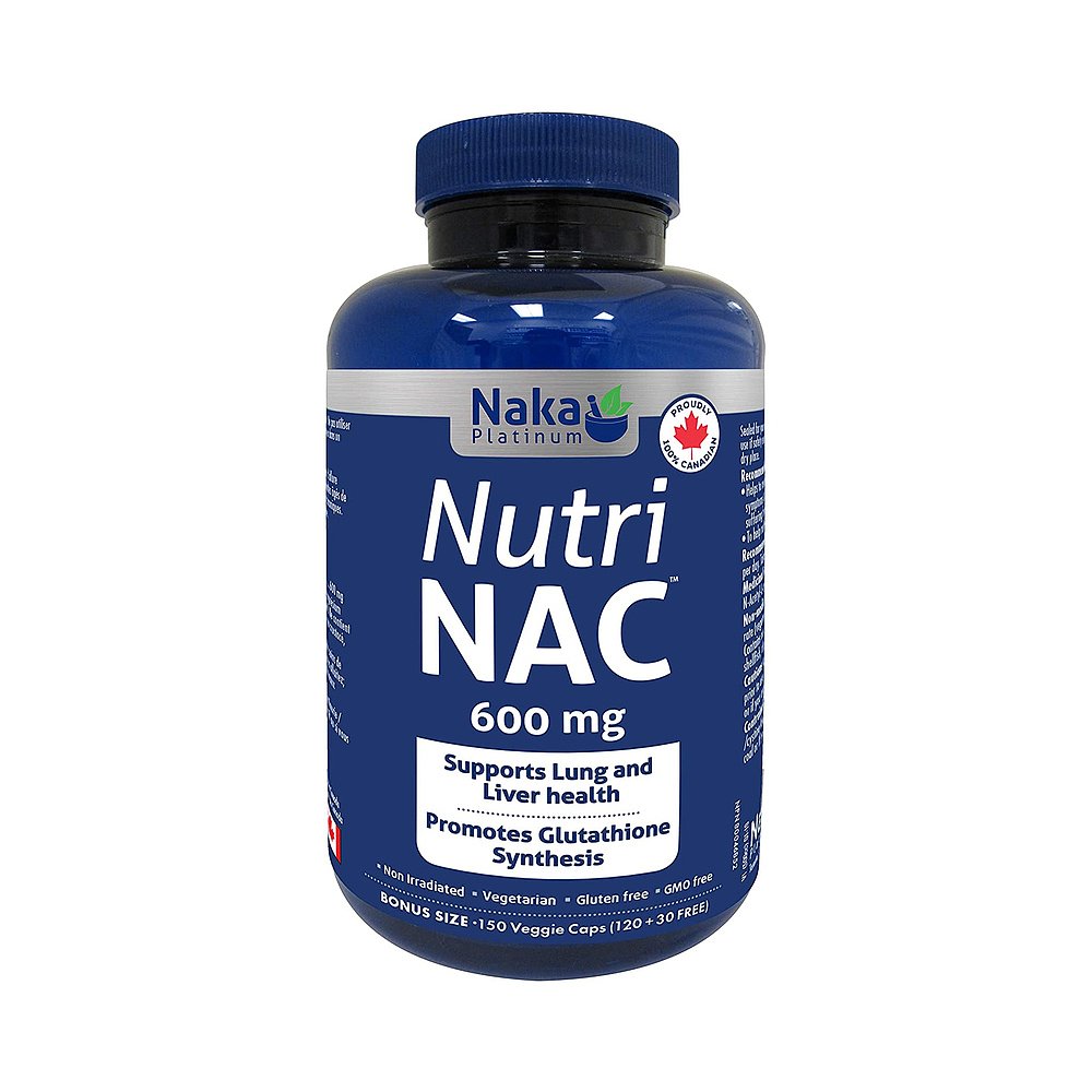 加拿大直邮Naka Platinum Nutri NAC 600 毫克额外装（150 粒胶囊 - 图0