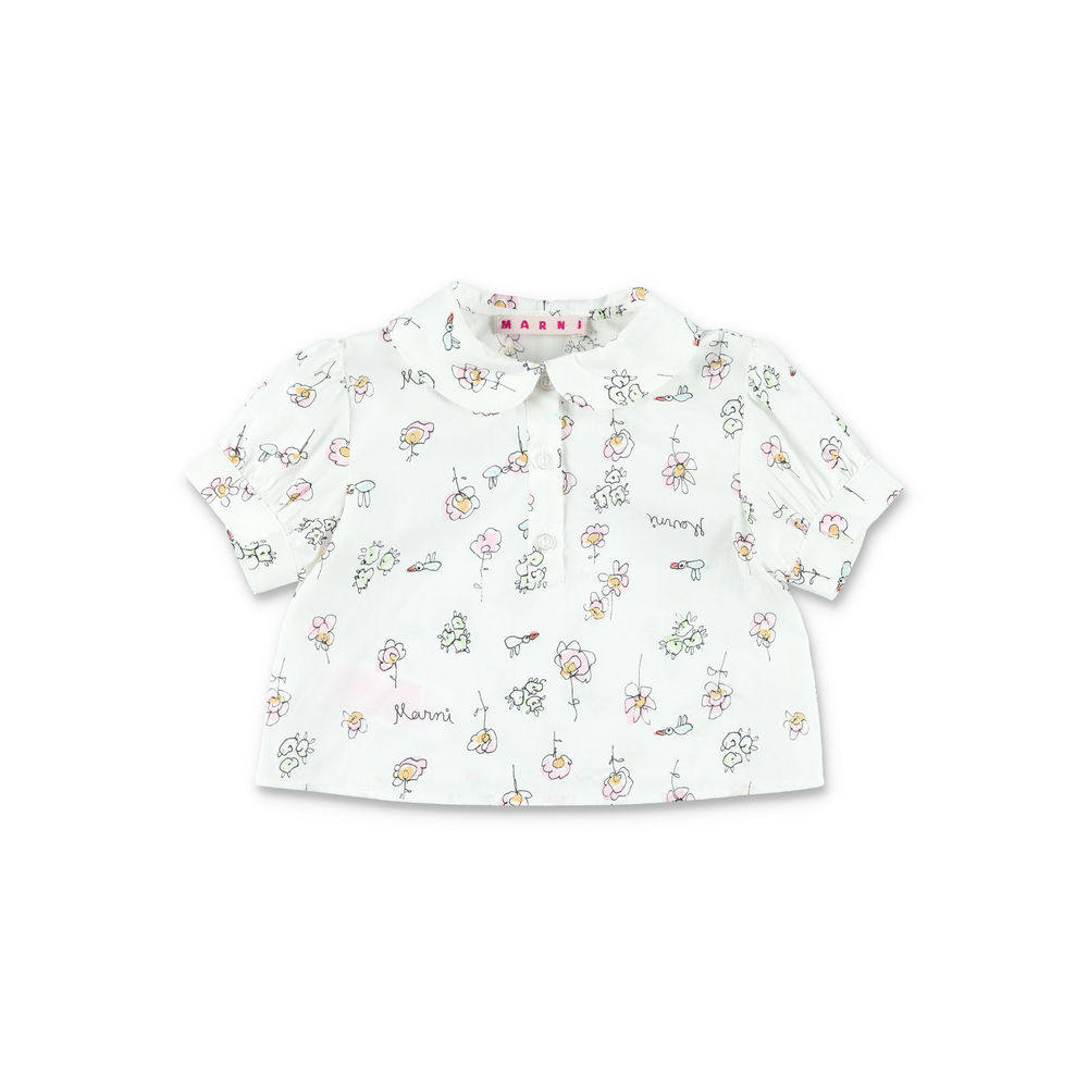 MARNI 女童衬衫 M01725M00WI0M100 SS2026 白色,淘宝优惠券,粉丝福利购,淘宝优惠卷