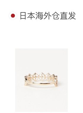1h可退 日本直邮agete 阿卡朵 agete 女士K10钻石戒指 精致易戴