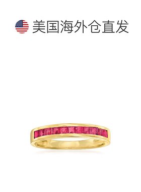 自营14kt 黄金 Ross-Simons 红宝石戒指 - 红色 美国奥莱直发