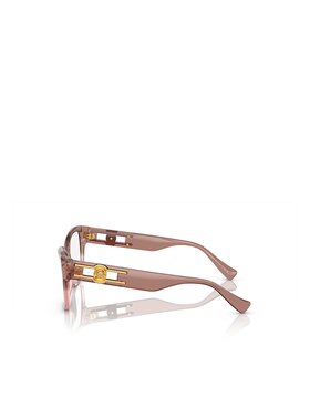 VERSACE 女士眼镜 VE33475435 AW2023 棕色 logo标识平光镜