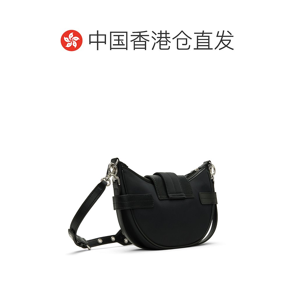 1h可退 香港直邮潮奢 GANNI 甘尼 女士 黑色小号 Bucky 单肩包 A6 - 图1