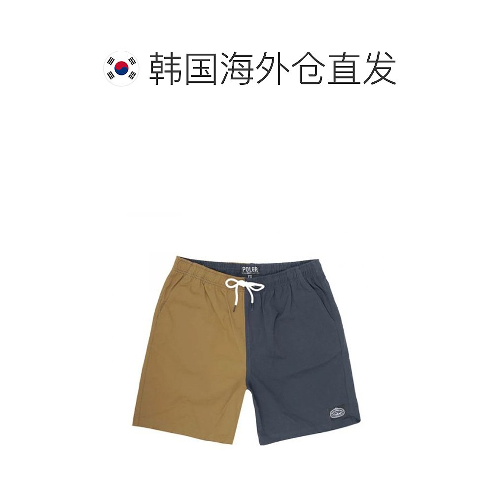 韩国直邮POLER 山系户外旅行露营运动休闲短裤 221APM4005-DIRT - 图1