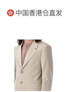 香港直邮潮奢 Fendi 芬迪 男士 单排扣西装外套 FJ0798AR8T