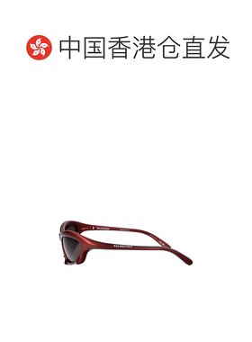 香港直邮BALENCIAGA 男士太阳镜 BB0229S005 SS2025 红色 几何框