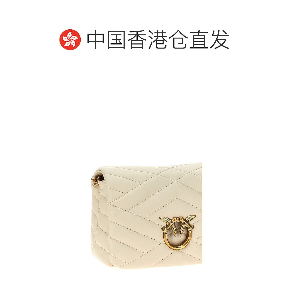 香港直邮潮奢 Pinko品高女士 Classic Love Bag Click Puff cro-图1