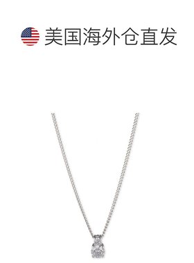 1h可退 【美国直邮】Givenchy|玫瑰金和丝绸水晶吊坠项链