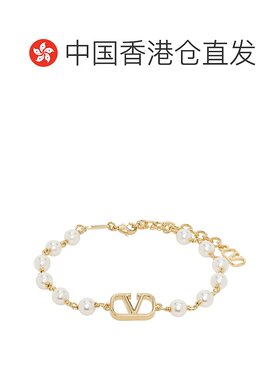 1h可退 香港直邮潮奢 valentino 华伦天奴 女士 金色 & 白色 VLog