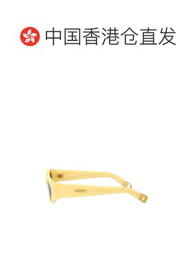 1h可退 香港直邮潮奢 Jacquemus 女士 黄色醋纤太阳眼镜 JAC4C4SU