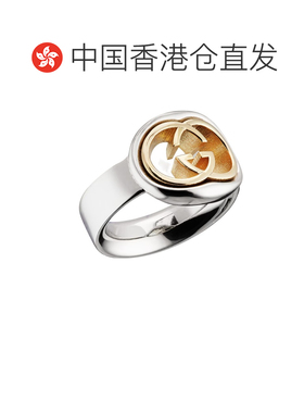 香港直邮GUCCI 男士戒指 A00048IAAHC8160 AW2026 金色 Gucci 互