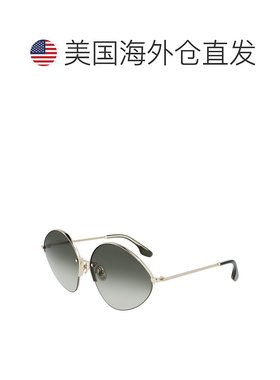 自营Victoria Beckham Metal Women's Sunglasses - gold 美国奥