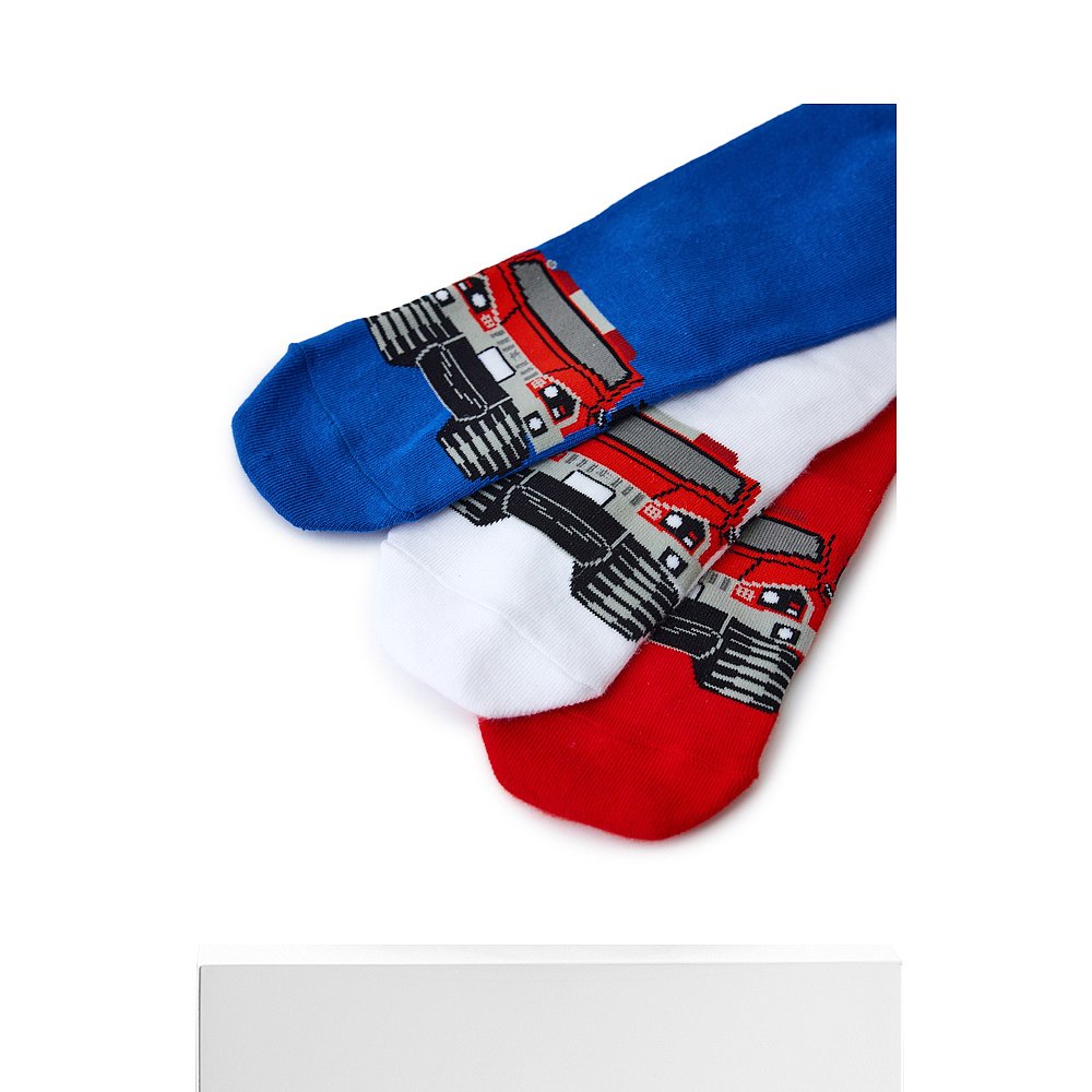 1h可退 日本直邮j.n.r.d 男童Red Salamander联名车体编织设计袜3 - 图3