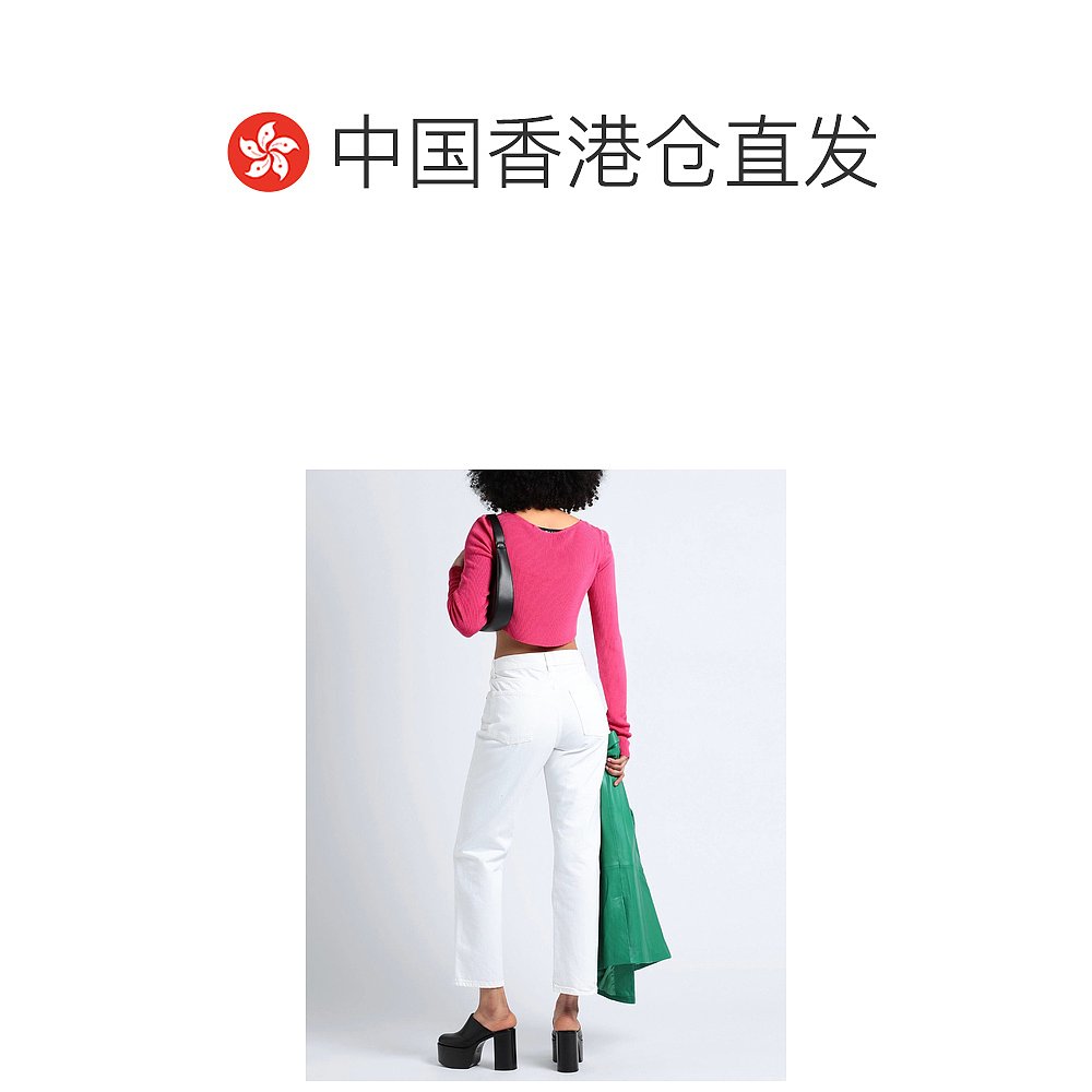 香港直邮潮奢 Topshop女士牛仔长裤-图1