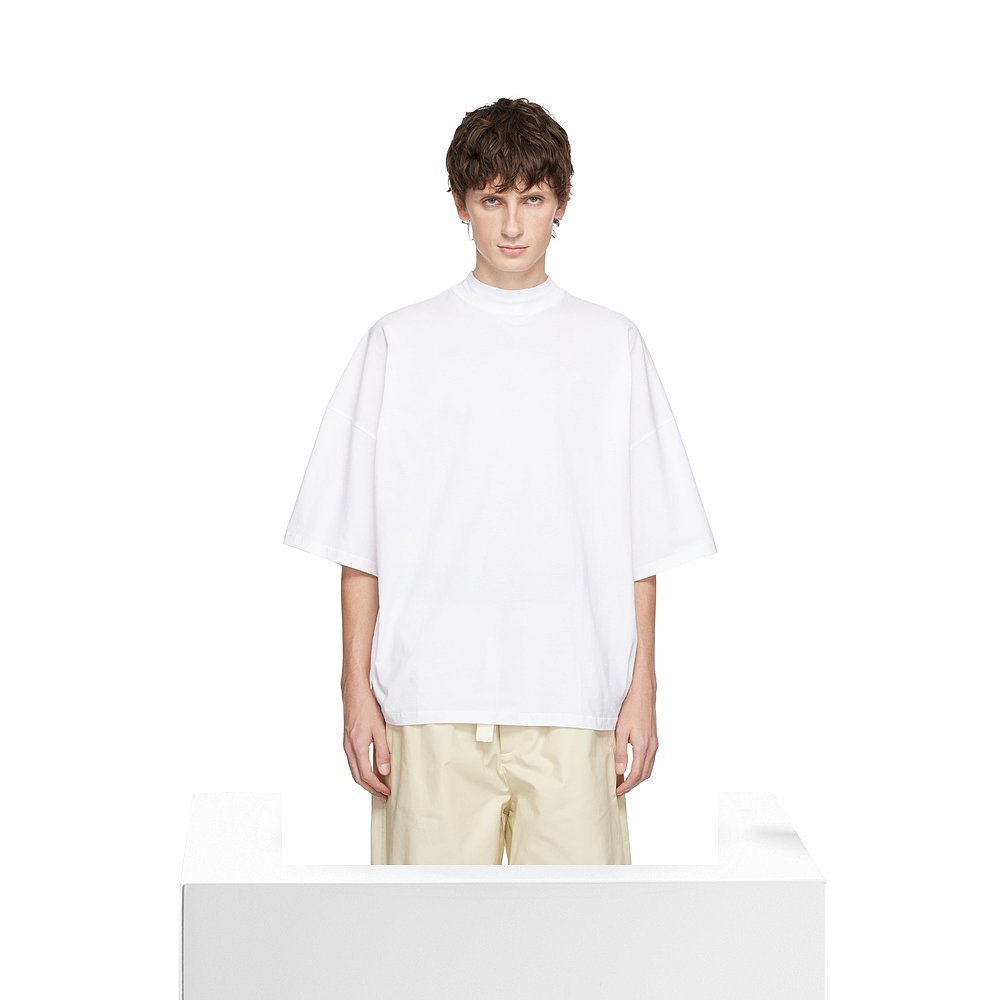 1h可退 香港直邮潮奢 Jil Sander 吉尔 桑达 男士 白色 Cotton Mo - 图3
