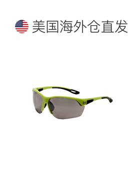 自营Under Armour Men's 75 mm Green Sunglasses - green fluore