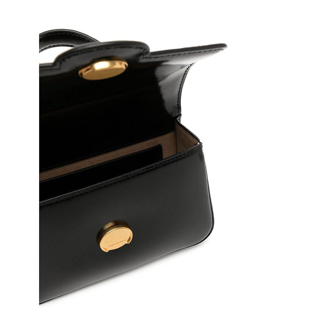 自营TORY BURCH汤丽柏琦女士Robinson漆皮磁扣翻盖开合单肩包,淘宝优惠券,粉丝福利购,淘宝优惠卷