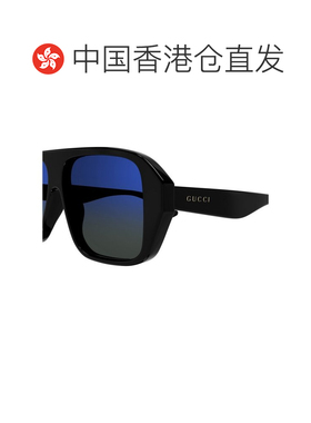 香港直邮Gucci 古驰 女士 几何框太阳镜 GG1615S black黑色 舒适