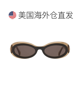 自营Salvatore Ferragamo深灰色椭圆形女士太阳镜SF2003S 327 54-