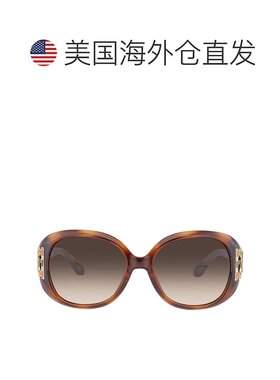 自营Salvatore Ferragamo Brown Gradient Oval Ladies Sunglasse