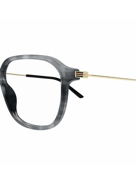 GUCCI 男士太阳镜 GG1576O003 SS2024 黑色 徽标平光镜