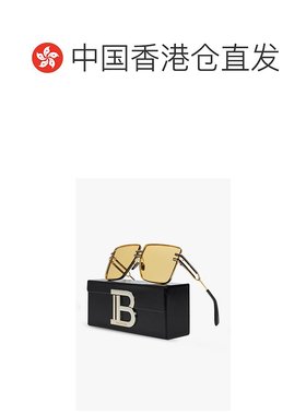 香港直邮BALMAIN 男士太阳镜 BPS109A6600 CO 金色 ?Gendarme? su
