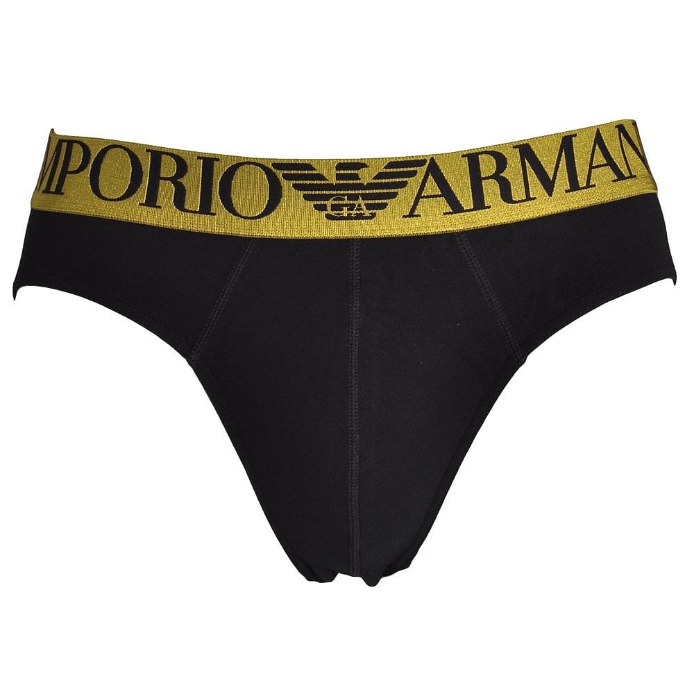 香港直邮EMPORIO ARMANI 黑色男士内裤 39-110814-7A745-00020 - 图2