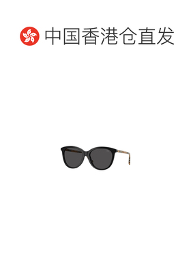香港直邮BURBERRY 女士太阳镜 BE4455416187 AW2024 黑色 全框太