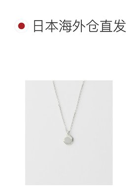 1h可退 日本直邮agete 阿卡朵 女士银色星辰钻石项链 双面设计 日