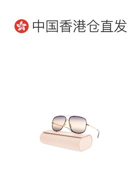 1h可退 香港直邮CHLOÉ 女士太阳镜 CH0348S0005 CO 金色 Sunglass