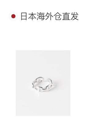 1h可退 日本直邮XOLO 男士 宽松C型锚链戒指 银925材质 CU2611012