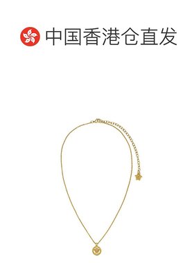 香港直邮VERSACE 男士项链 1A0062010184933J000 SS2025金色吊坠