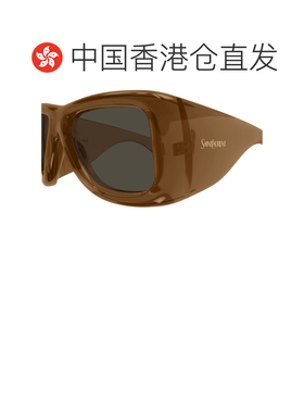 香港直邮SAINT LAURENT 男士眼镜 SL902HOWL017 AW2025 棕色