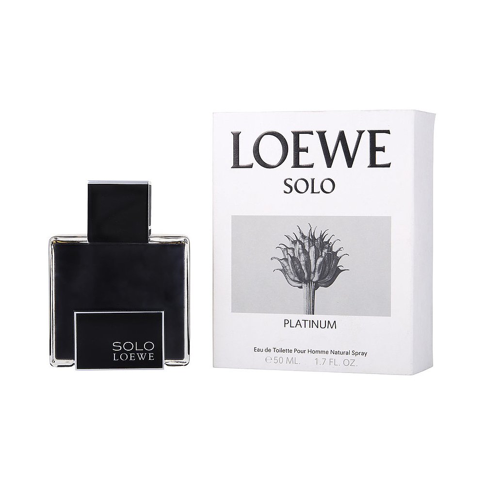 美国直邮LOEWE罗意威白金独奏男士淡香水EDT柑橘调持久留香50ml-图0