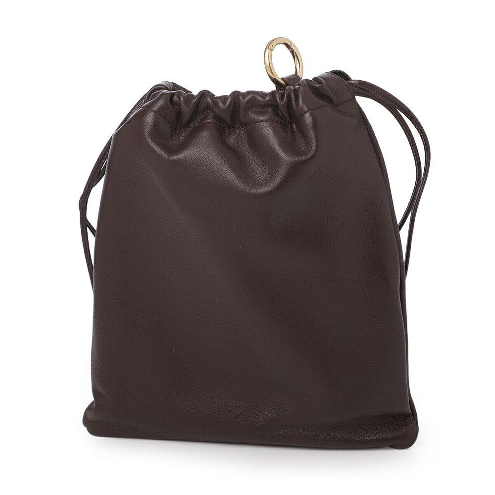 日本直邮Miu Miu 束口袋包 棕色 女款 5ng010 2csw f0nbl - 图2