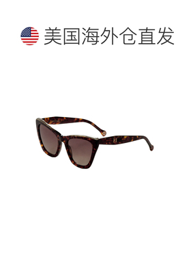 自营Carolina Herrera Women's 55 mm Brown Sunglasses - havana