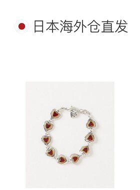 1h可退 日本直邮Ray BEAMS 女士心形层叠手链 精致可爱 手工制作