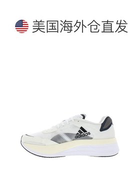 美国直邮Adidas阿迪达斯男士运动鞋白色厚底正面系带设计缓震百搭