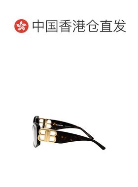 1h可退 香港直邮潮奢 Balenciaga 巴黎世家 女士 几何框太阳镜 BB