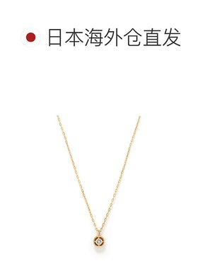 1h可退 日本直邮agete 阿卡朵 agete 女士K10钻石项链 网络限定款