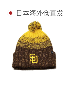 日本直邮47brand San Diego Padres CASCADE CUFF KNIT 针织帽 翻